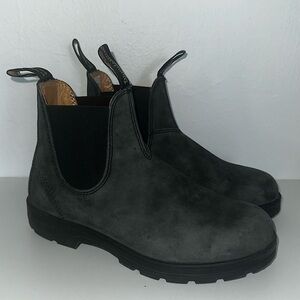 Blundstone 550 Rustic Black Chelsea boots sz 9.5 or au sz 6.5